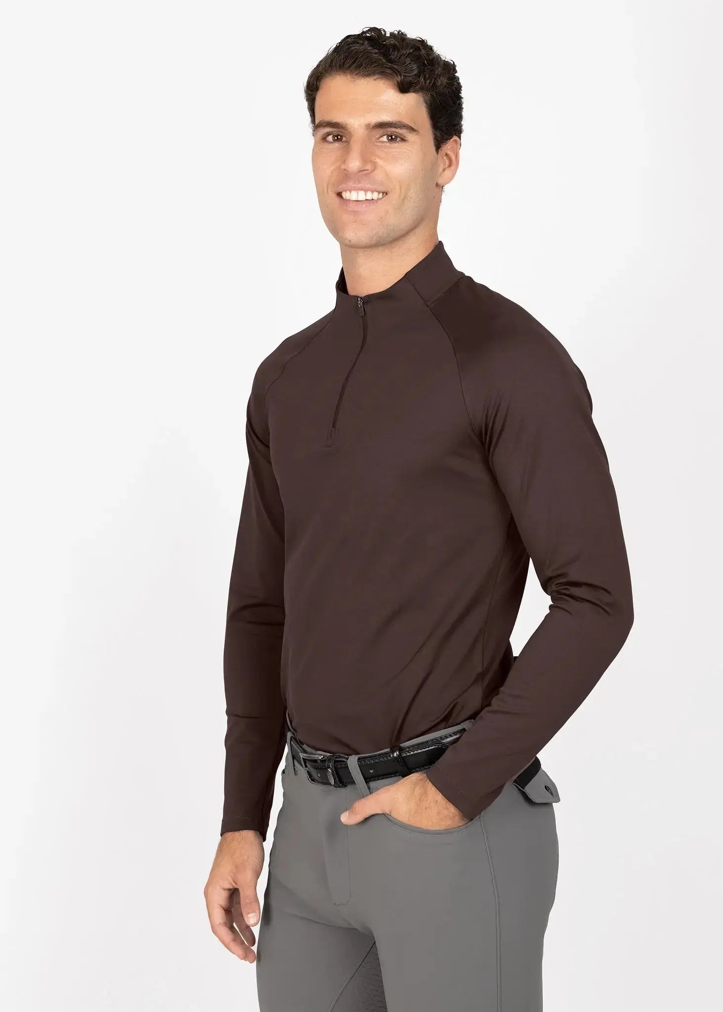 Maximilian Equestrian Code Long Sleeve Base Layer by Maximilian Equestrian at  Try A Bit