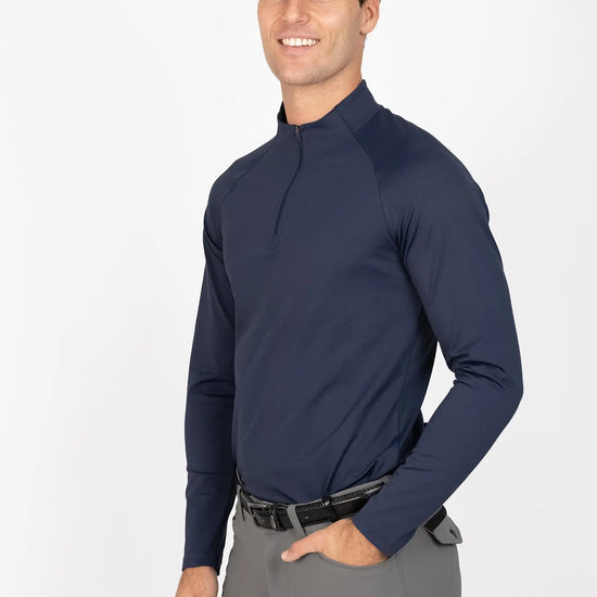 Code Long Sleeve Base Layer (Navy) by Maximilian Equestrian at  Try A Bit