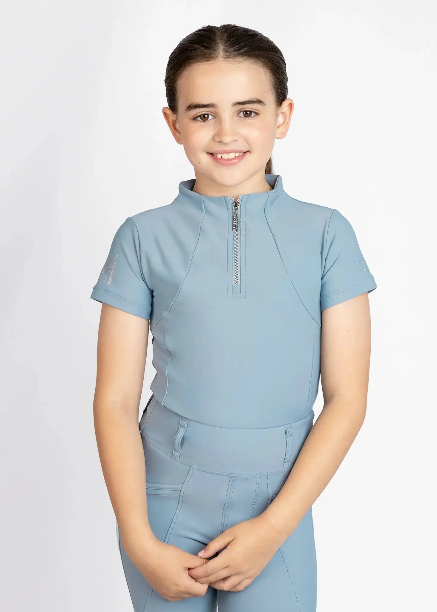 YR Short Sleeve Base Layer (White) by Maximilian Equestrian at  Try A Bit