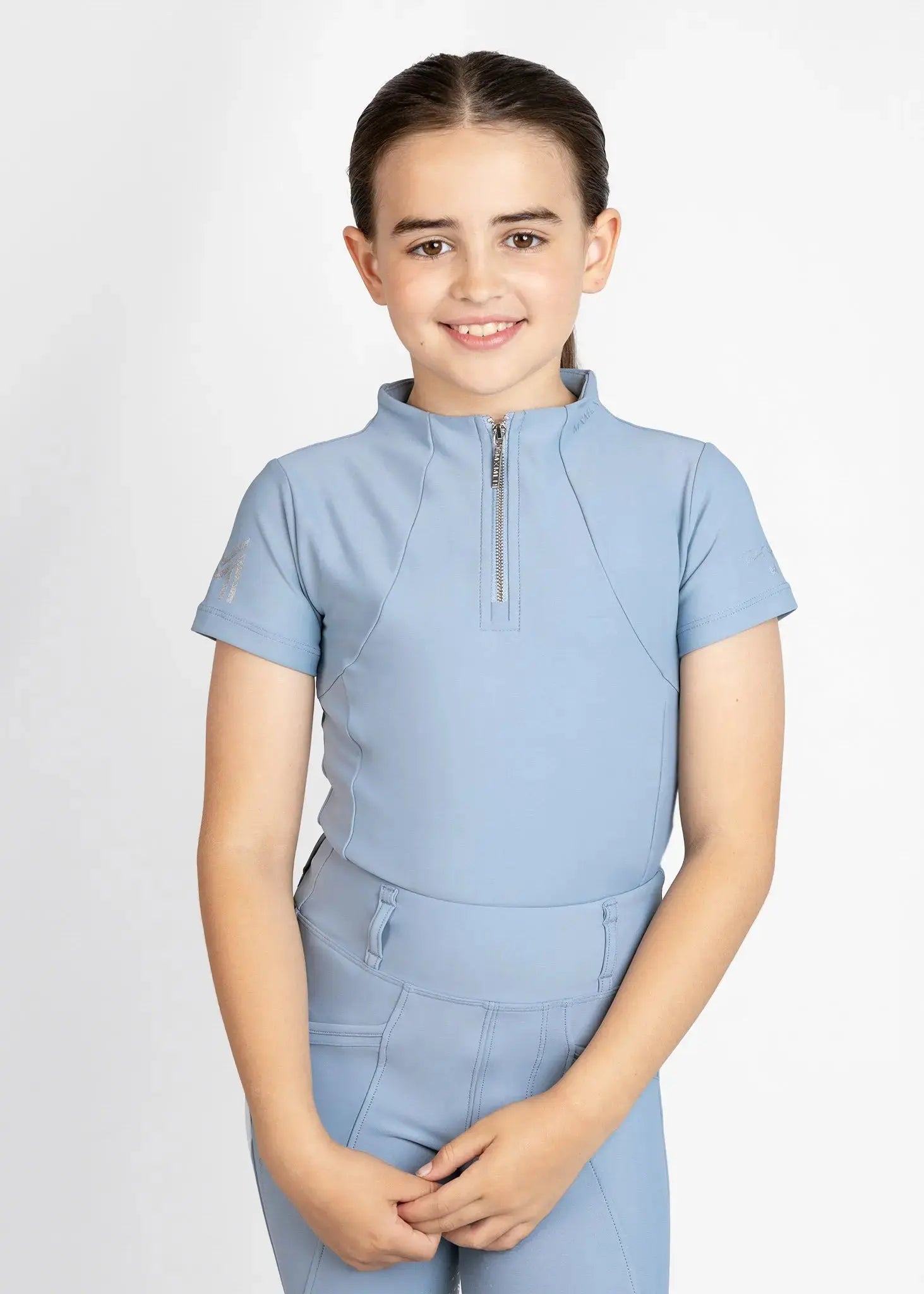 YR Short Sleeve Base Layer (White) by Maximilian Equestrian at  Try A Bit