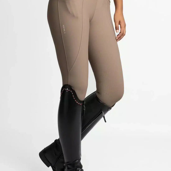 Maximilian Equestrian Pro Riding Leggings Nougat by Maximilian Equestrian at  Try a Bit