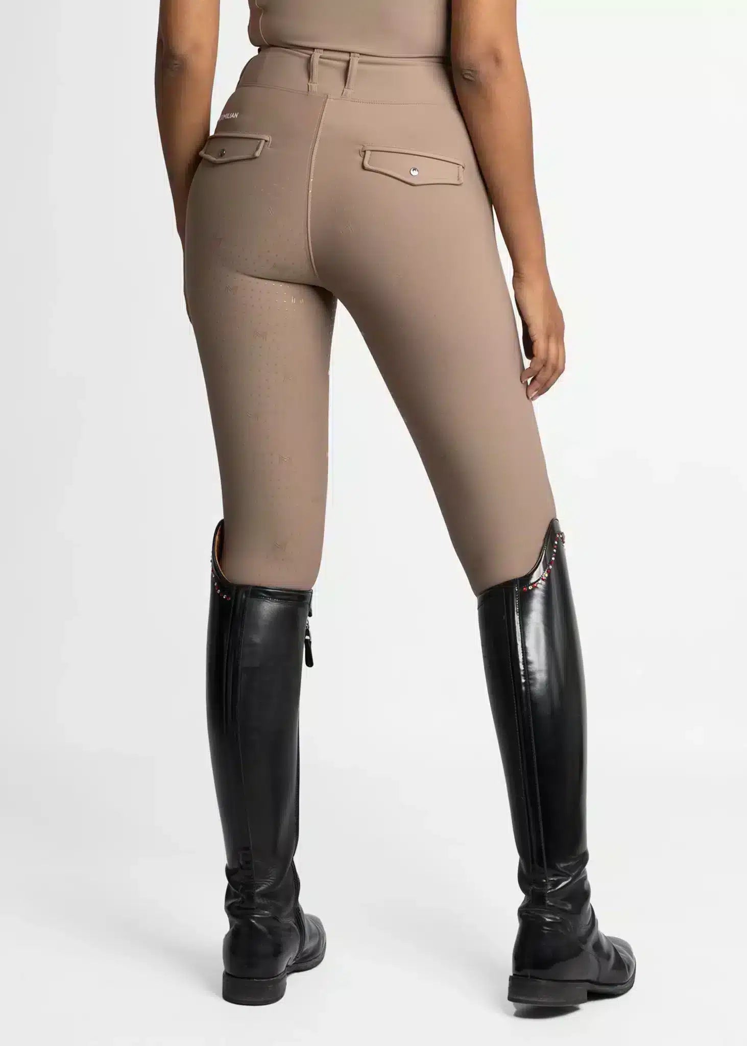 Maximilian Equestrian Pro Riding Leggings Nougat by Maximilian Equestrian at  Try a Bit