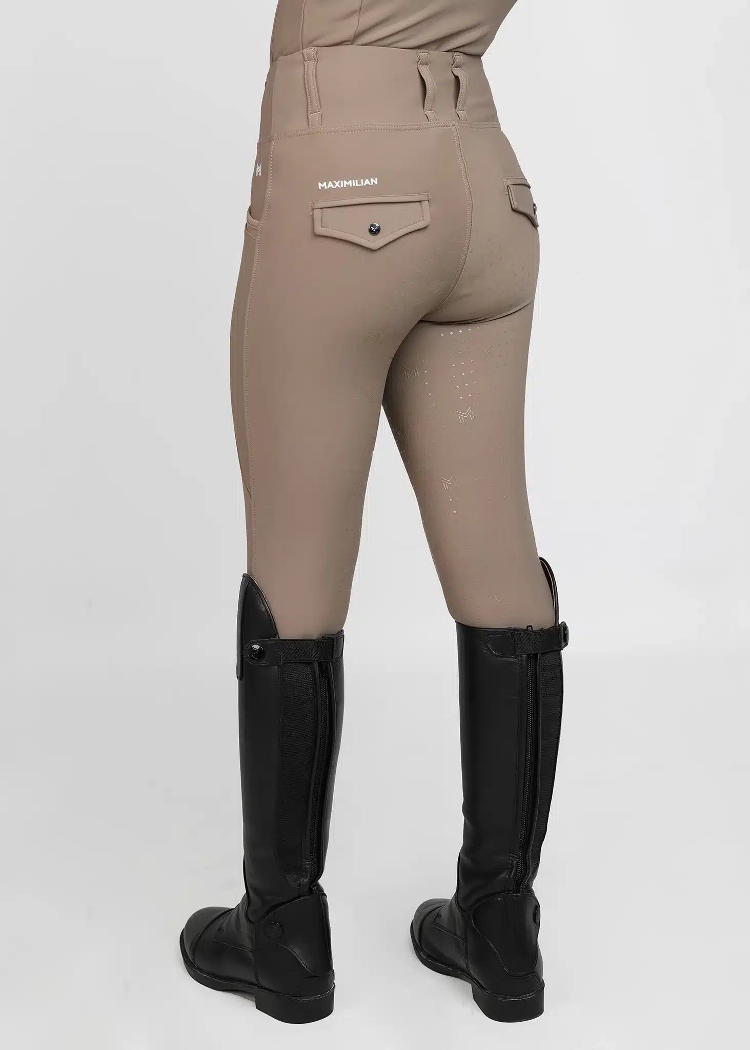 Maximilian Equestrian YR Pro Riding Leggings (Nougat) by Maximilian Equestrian at  Try a Bit