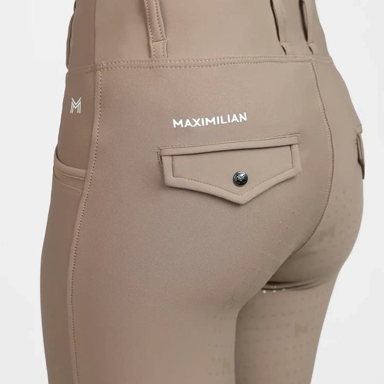 Maximilian Equestrian YR Pro Riding Leggings (Nougat) by Maximilian Equestrian at  Try a Bit