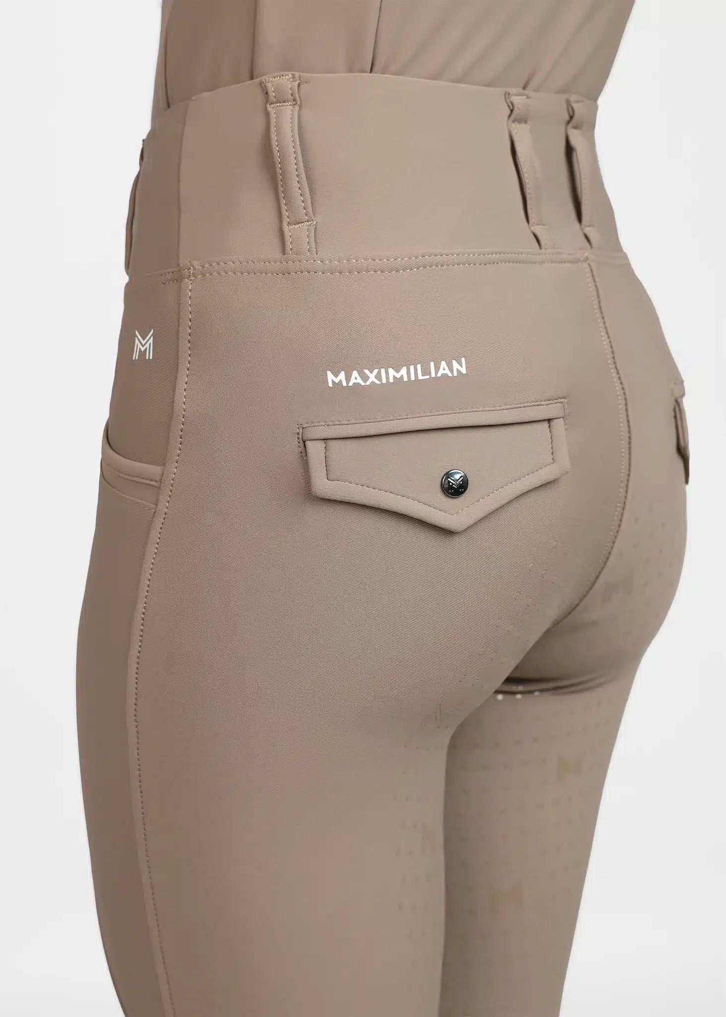 Maximilian Equestrian YR Pro Riding Leggings (Nougat) by Maximilian Equestrian at  Try a Bit