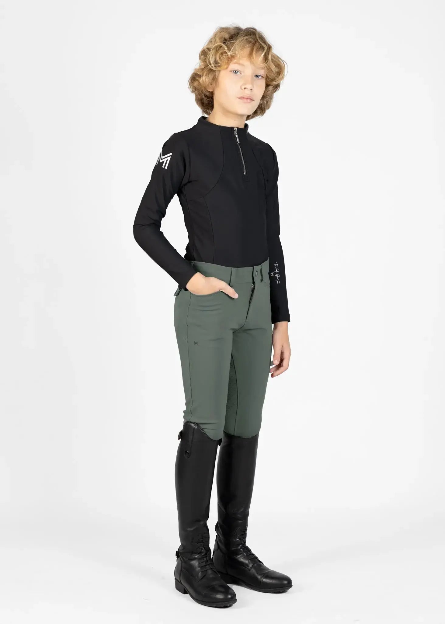 Maximilian Equestrian YR Performance Breeches by Maximilian Equestrian at  Try A Bit