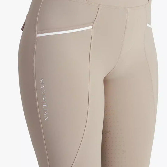 Maximilian Equestrian Pro Riding Leggings Beige by Maximilian Equestrian at  Try a Bit