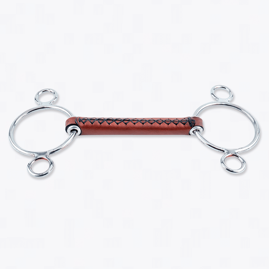 Trust Leather Mullen-3 Ring by Trust Equestrian at  Try a Bit