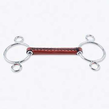 Trust Leather Mullen-3 Ring by Trust Equestrian at  Try a Bit