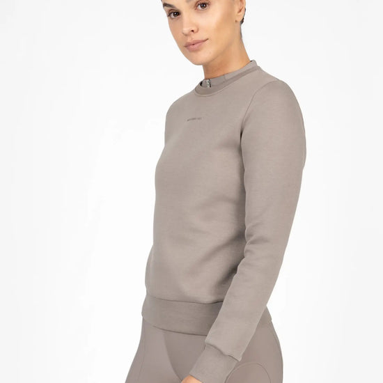 Loft Sweatshirt (Taupe) by Maximilian Equestrian at  Try A Bit
