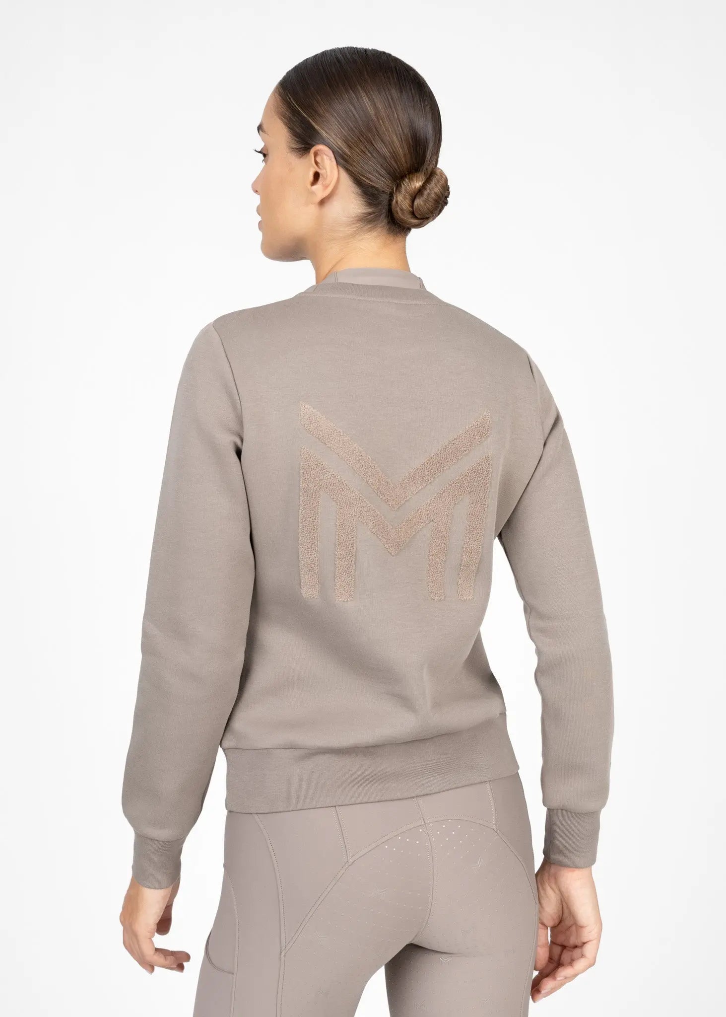 Loft Sweatshirt (Taupe) by Maximilian Equestrian at  Try A Bit