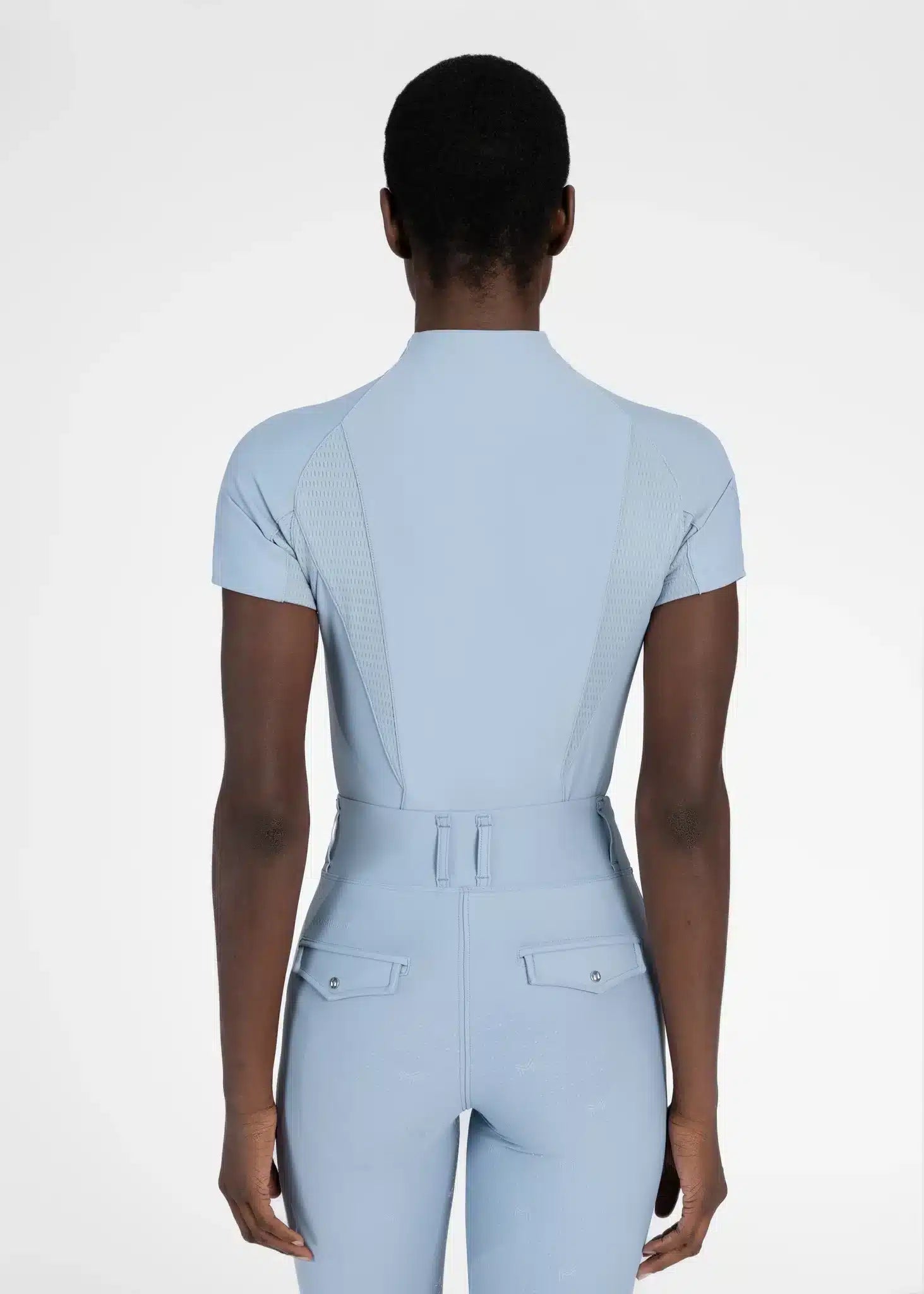 Maximilian Equestrian Frame Short Sleeve Base Layer - Performance Riding Top by Maximilian Equestrian at  Try a Bit