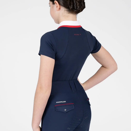 YR Concept Short Sleeve Polo Shirt (Navy) by Maximilian Equestrian at  Try A Bit