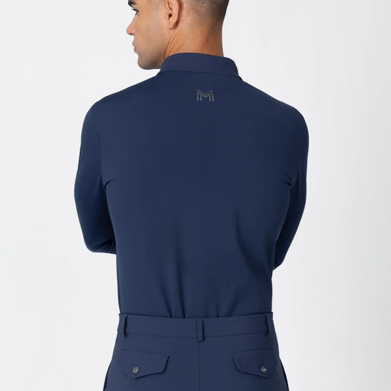 Volt Polo Shirt (Navy) by Maximilian Equestrian at  Try A Bit