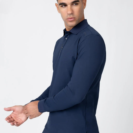 Volt Polo Shirt (Navy) by Maximilian Equestrian at  Try A Bit