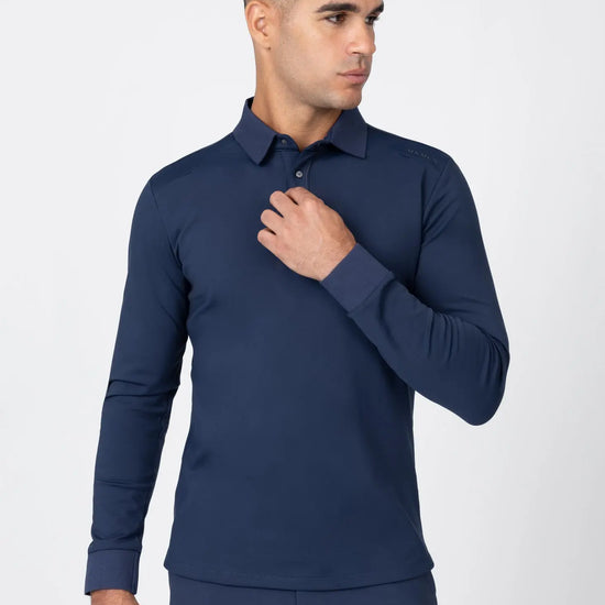 Volt Polo Shirt (Navy) by Maximilian Equestrian at  Try A Bit