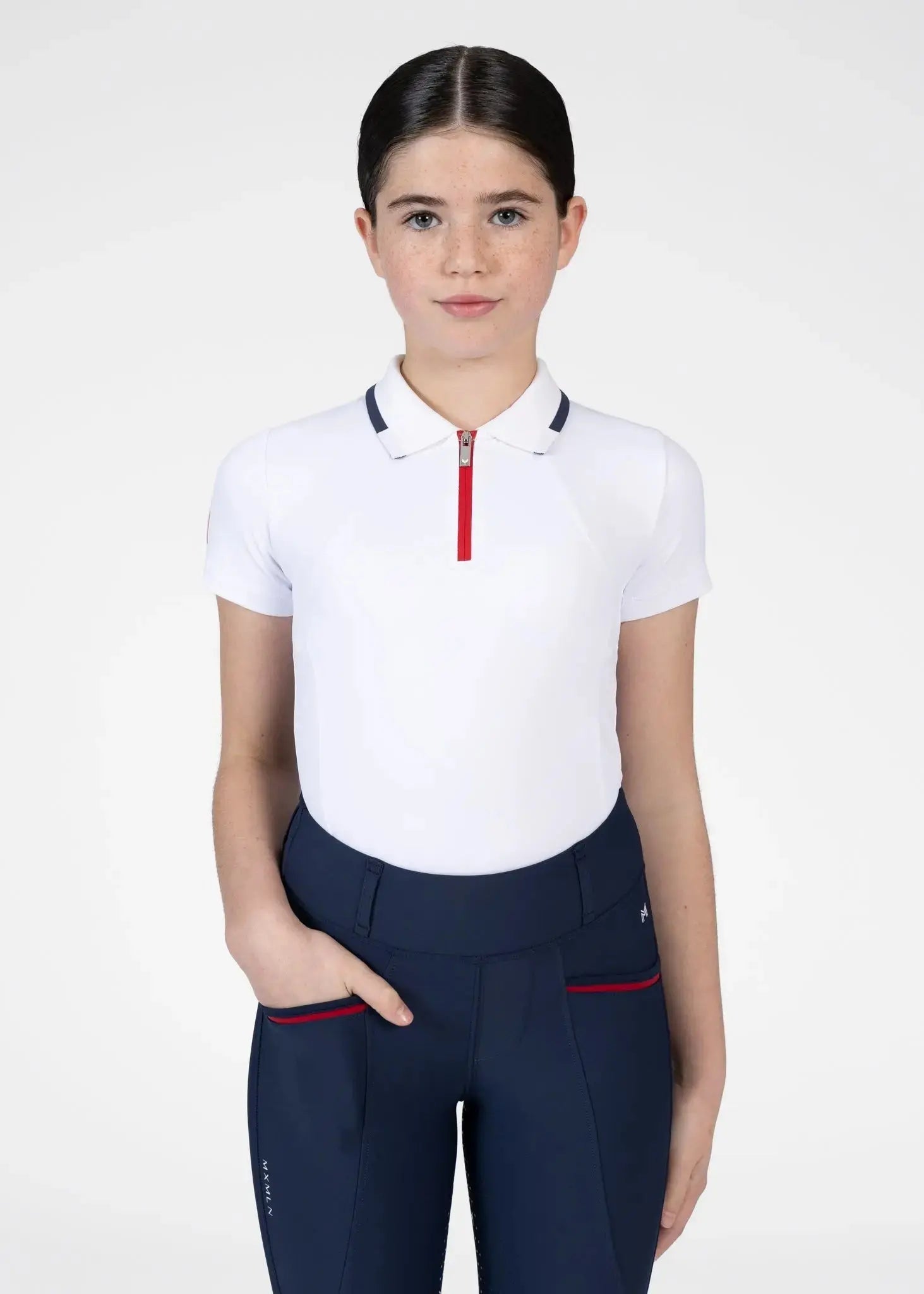 Maximilian Equestrian YR Concept Short Sleeve Polo Shirt by Maximilian Equestrian at  Try A Bit