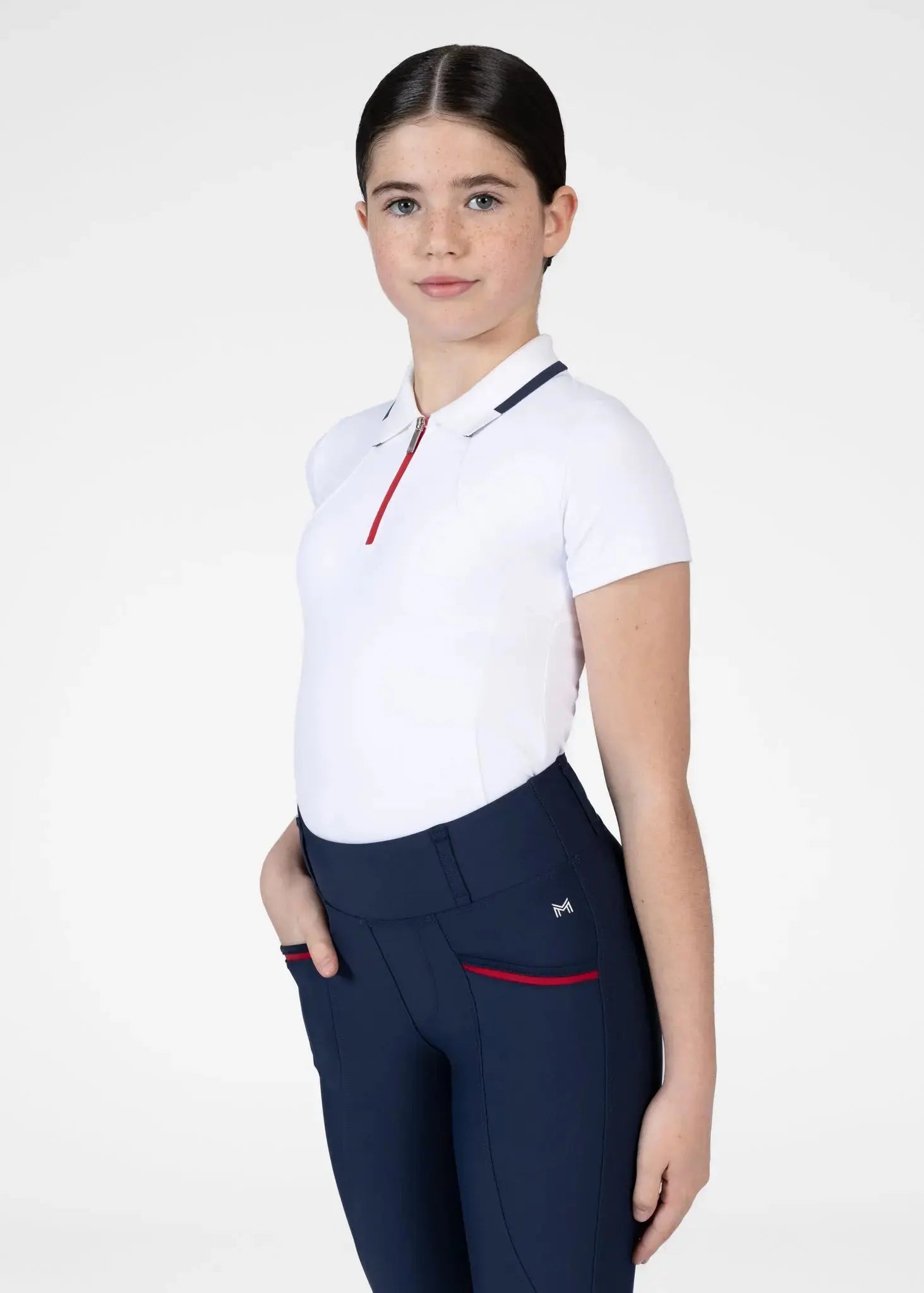 Maximilian Equestrian YR Concept Short Sleeve Polo Shirt by Maximilian Equestrian at  Try A Bit
