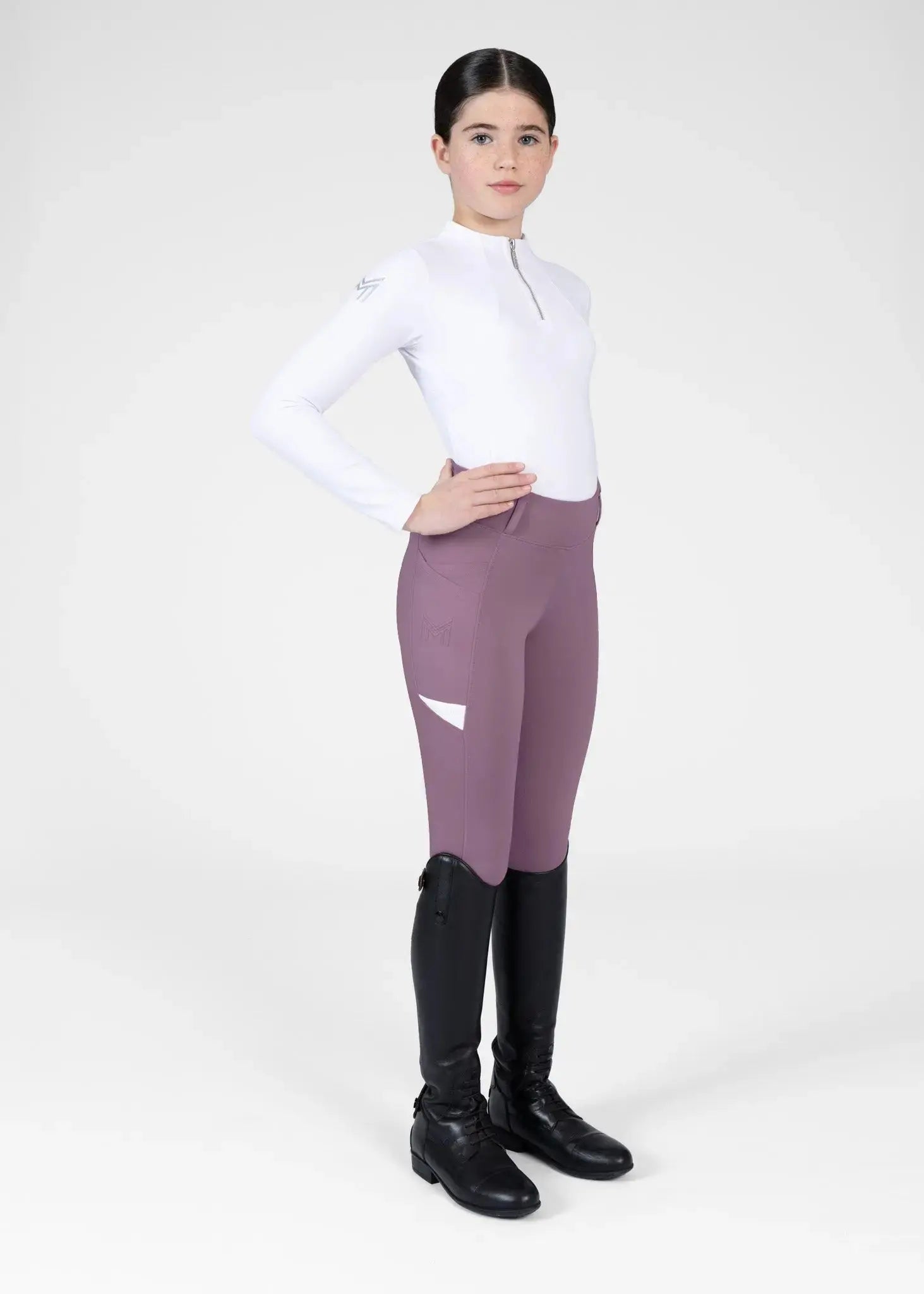 Maximilian Equestrian YR Tech Riding Leggings by Maximilian Equestrian at  Try A Bit