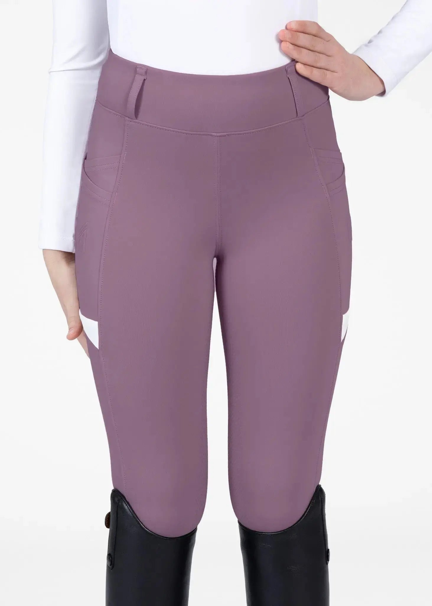 Maximilian Equestrian YR Tech Riding Leggings by Maximilian Equestrian at  Try A Bit