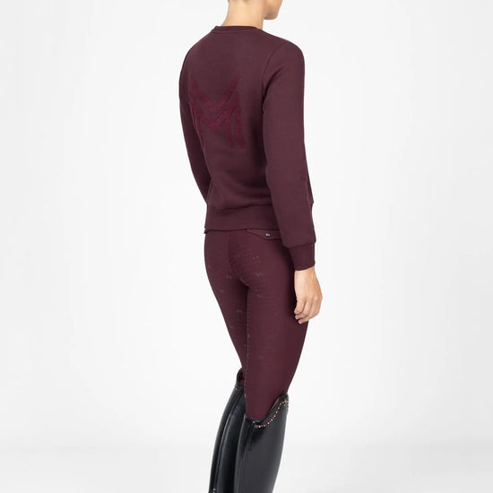 Loft Sweatshirt (Burgundy) by Maximilian Equestrian at  Try A Bit