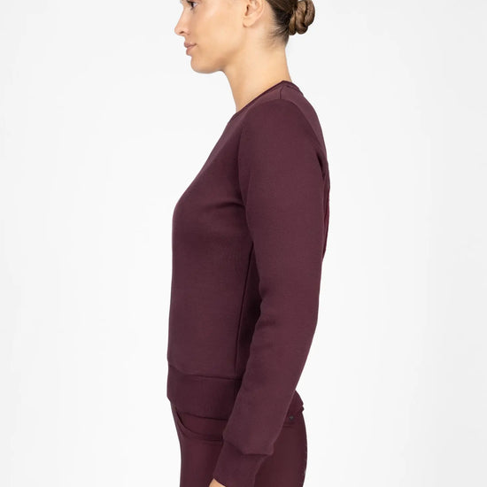 Loft Sweatshirt (Burgundy) by Maximilian Equestrian at  Try A Bit