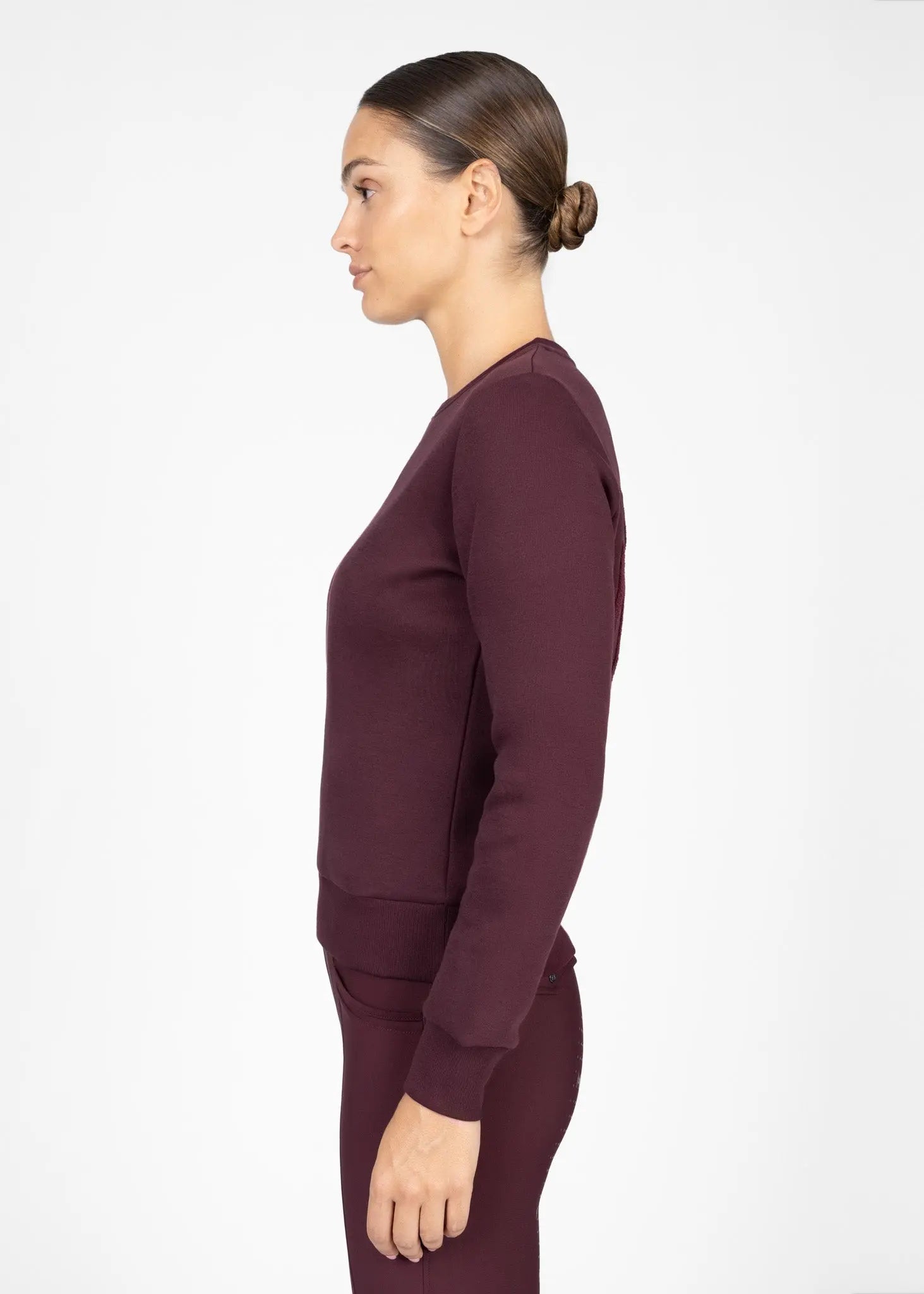 Loft Sweatshirt (Burgundy) by Maximilian Equestrian at  Try A Bit