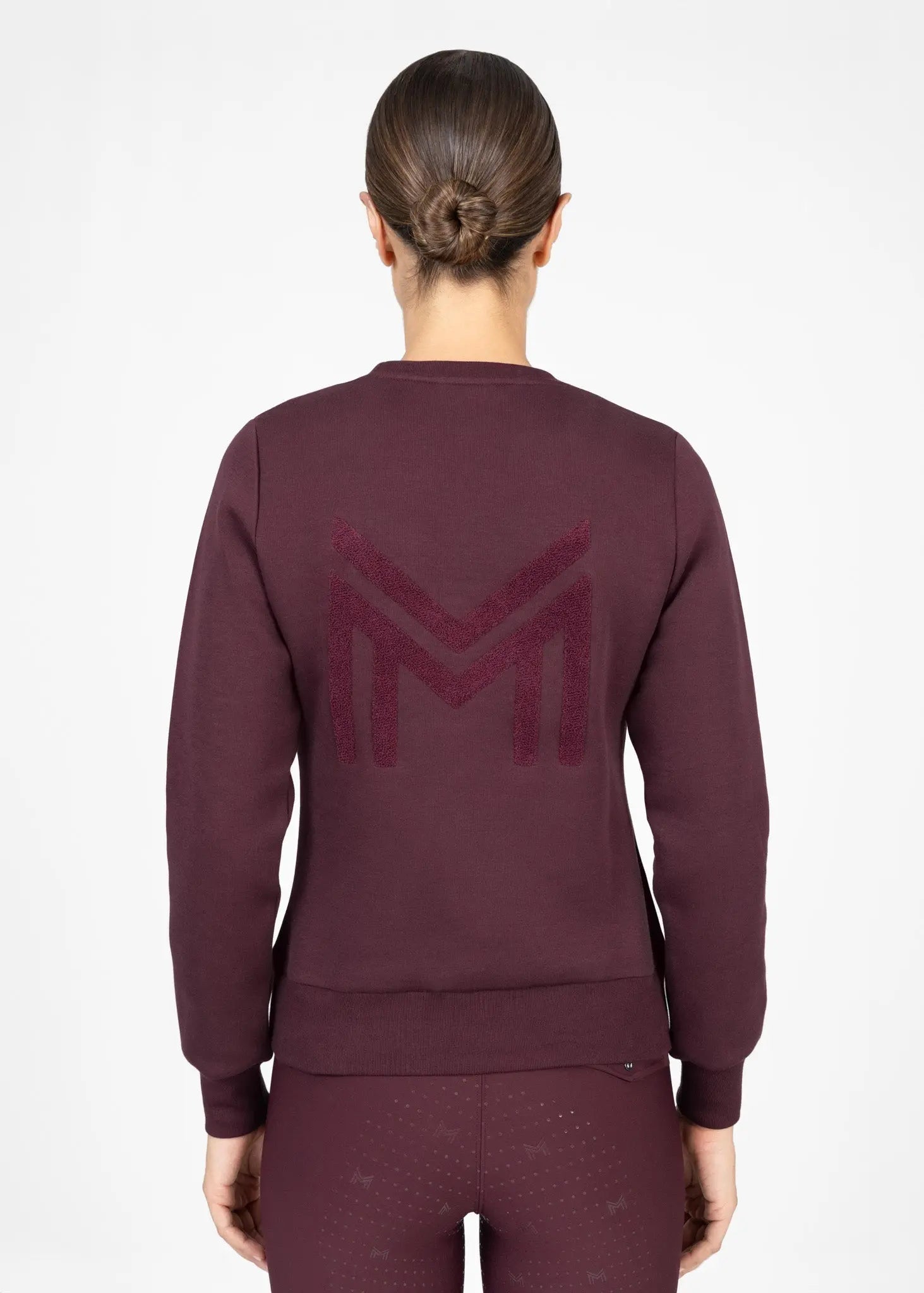 Loft Sweatshirt (Burgundy) by Maximilian Equestrian at  Try A Bit