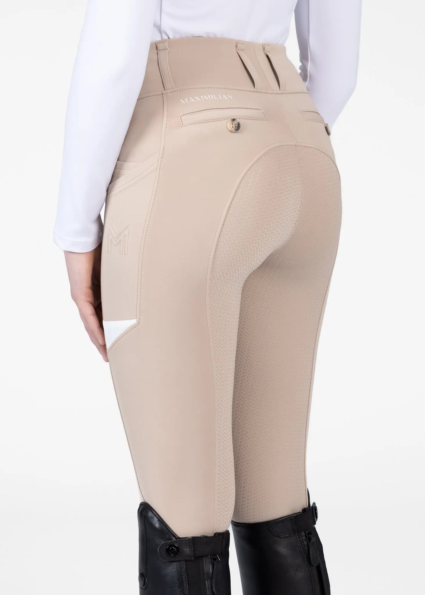 YR Tech Riding Leggings (Beige)