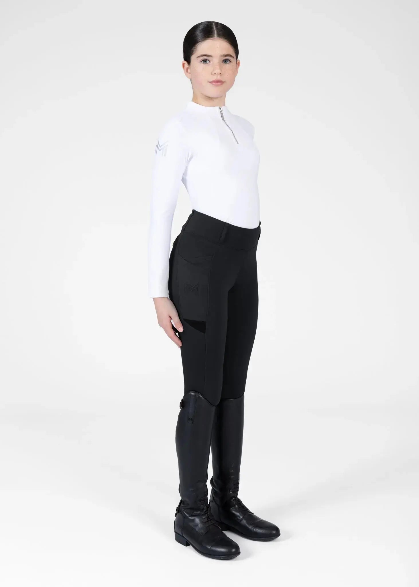 Maximilian Equestrian YR Tech Riding Leggings by Maximilian Equestrian at  Try A Bit