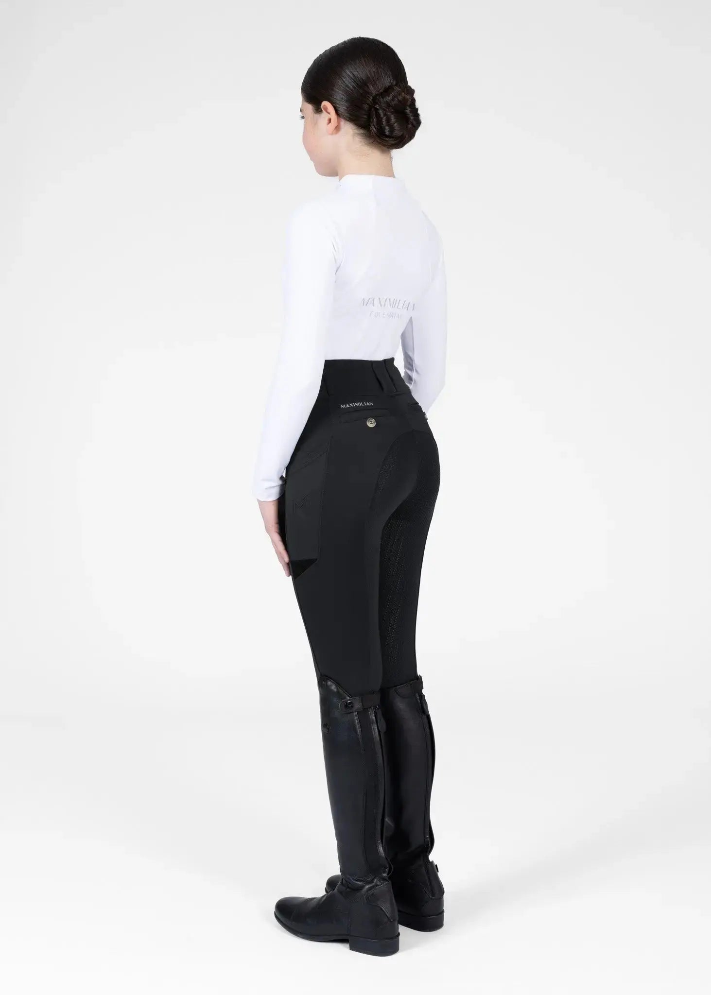Maximilian Equestrian YR Tech Riding Leggings by Maximilian Equestrian at  Try A Bit