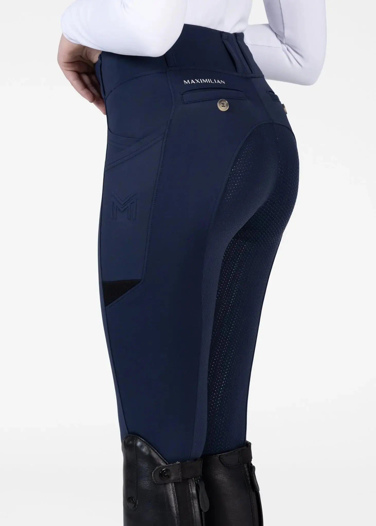 Maximilian Equestrian YR Tech Riding Leggings by Maximilian Equestrian at  Try A Bit