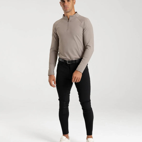 Code Long Sleeve Base Layer (Taupe) by Maximilian Equestrian at  Try A Bit