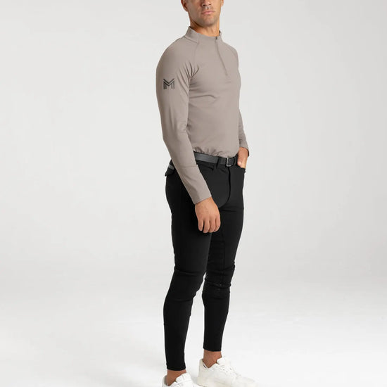 Code Long Sleeve Base Layer (Taupe) by Maximilian Equestrian at  Try A Bit