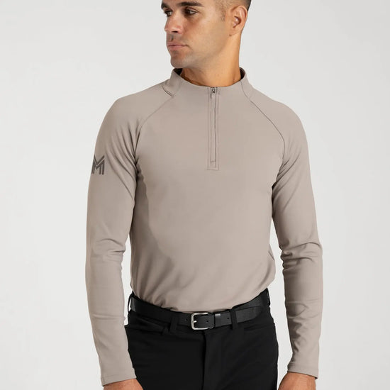 Code Long Sleeve Base Layer (Taupe) by Maximilian Equestrian at  Try A Bit