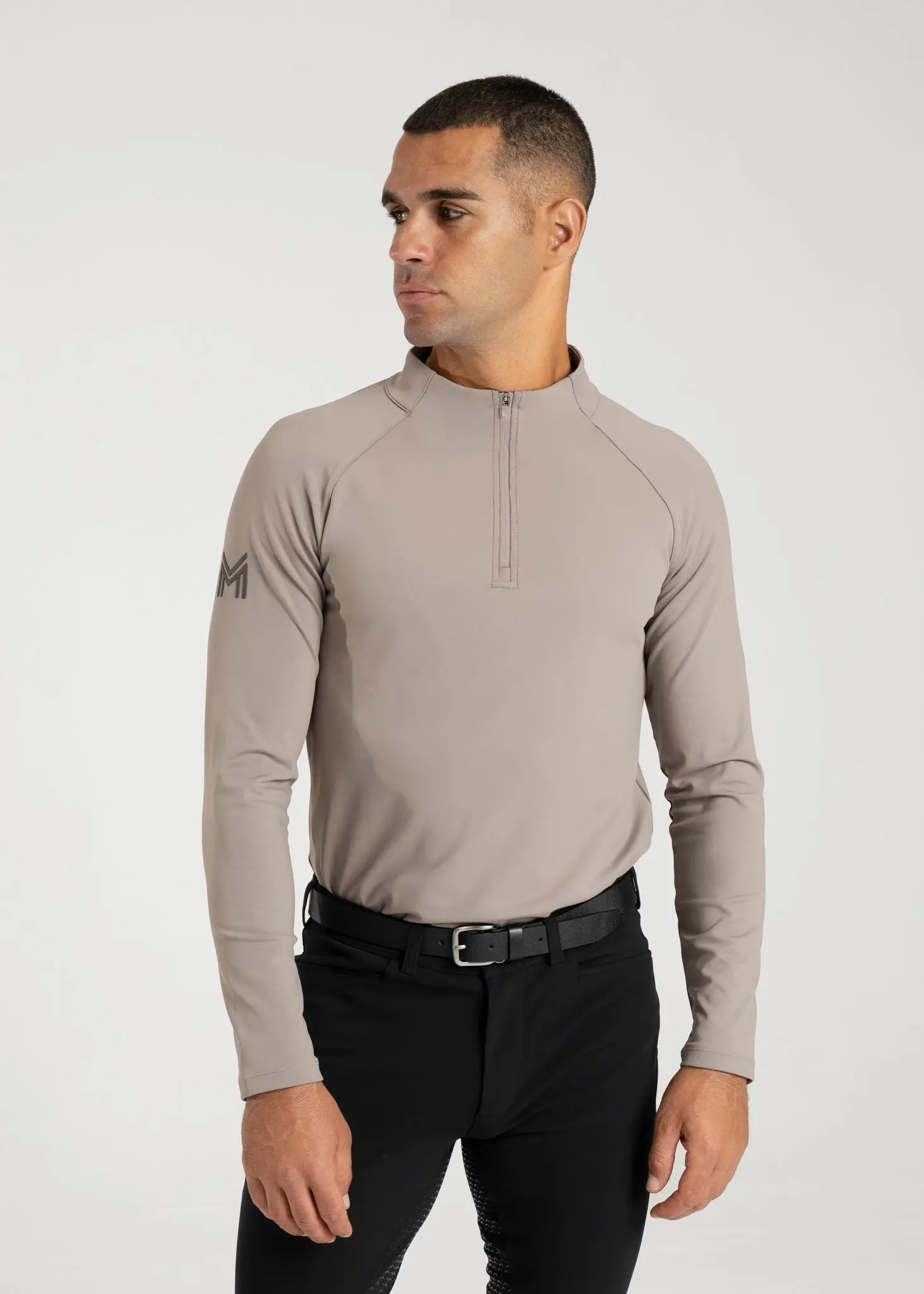 Code Long Sleeve Base Layer (Taupe) by Maximilian Equestrian at  Try A Bit