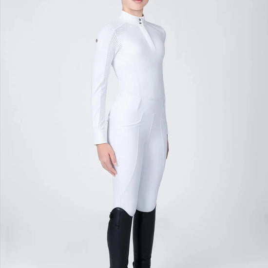 Maximilian Equestrian YR Aveen Long Sleeve Show Shirt by Maximilian Equestrian at  Try A Bit