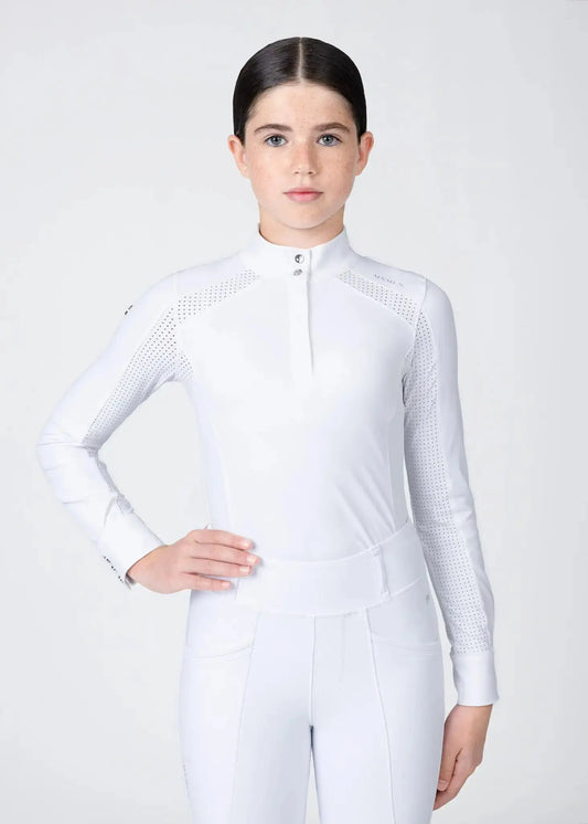 Maximilian Equestrian YR Aveen Long Sleeve Show Shirt by Maximilian Equestrian at  Try A Bit