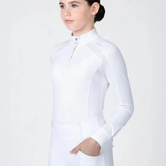 Maximilian Equestrian YR Aveen Long Sleeve Show Shirt by Maximilian Equestrian at  Try A Bit