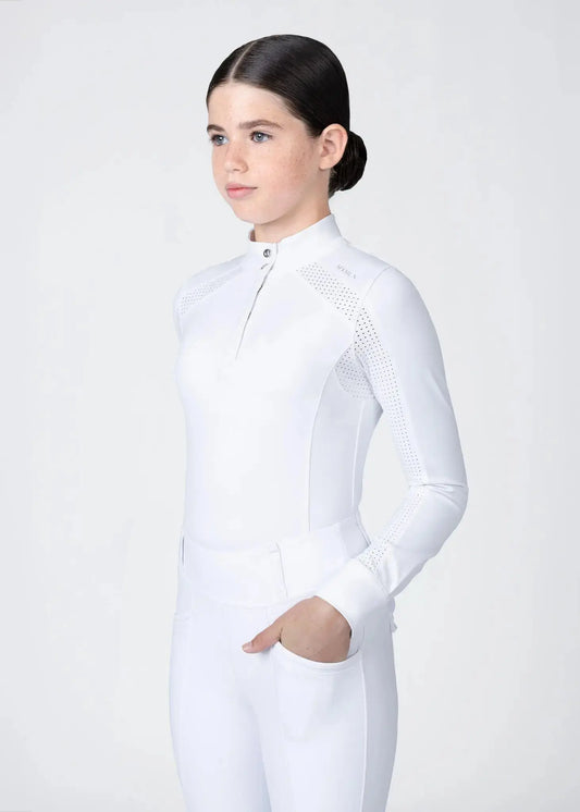 Maximilian Equestrian YR Aveen Long Sleeve Show Shirt by Maximilian Equestrian at  Try A Bit