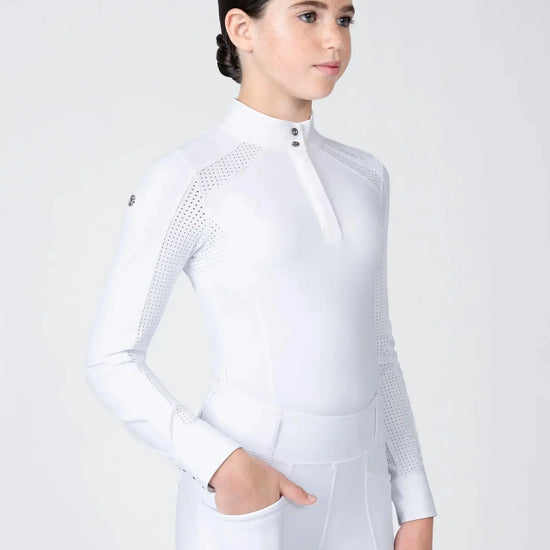 Maximilian Equestrian YR Aveen Long Sleeve Show Shirt by Maximilian Equestrian at  Try A Bit
