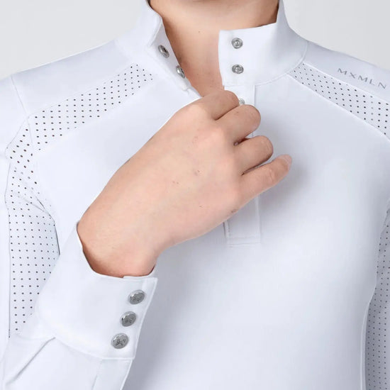 Maximilian Equestrian YR Aveen Long Sleeve Show Shirt by Maximilian Equestrian at  Try A Bit