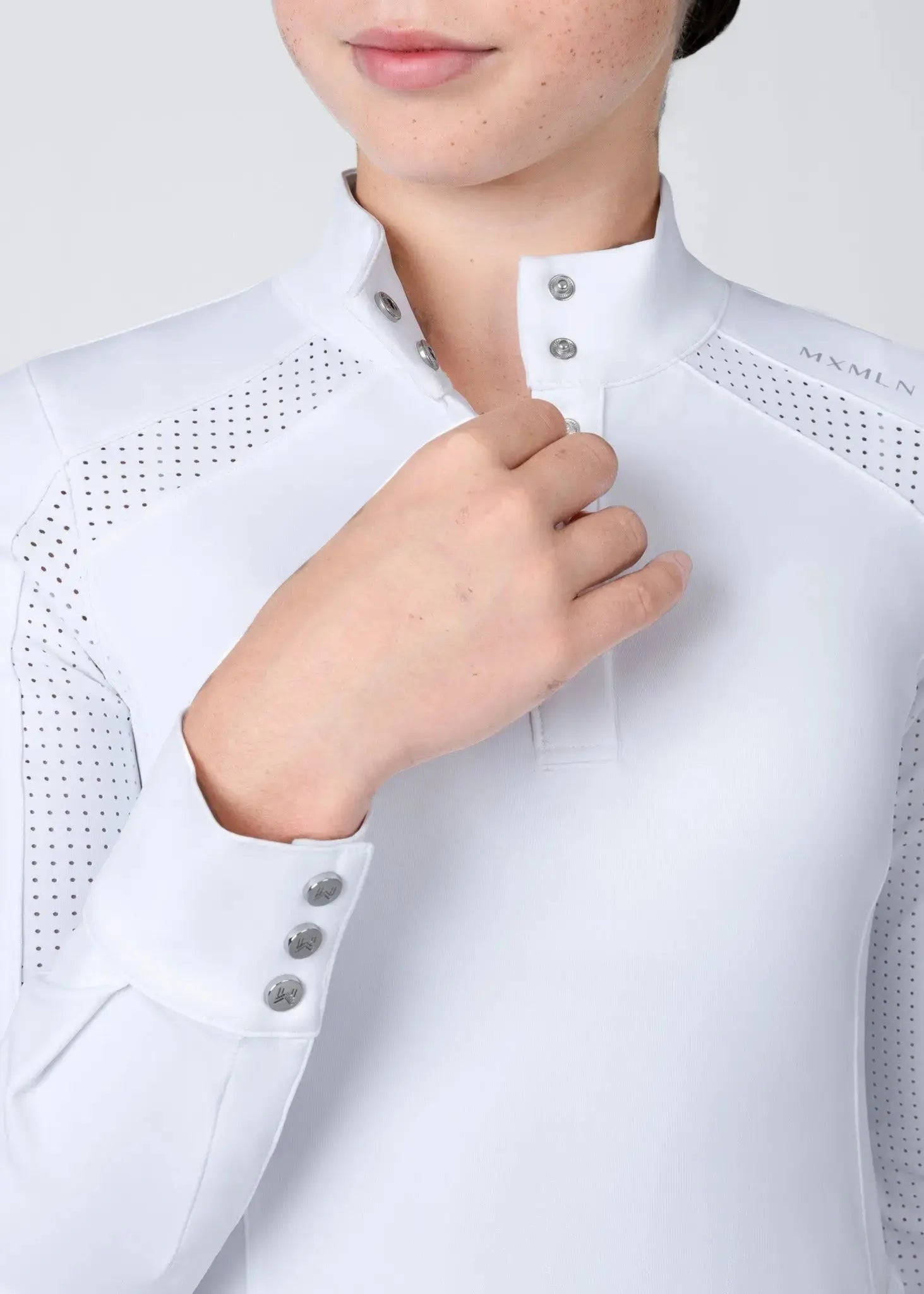 Maximilian Equestrian YR Aveen Long Sleeve Show Shirt by Maximilian Equestrian at  Try A Bit