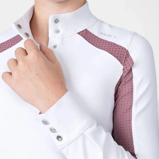 Maximilian Equestrian YR Aveen Long Sleeve Show Shirt by Maximilian Equestrian at  Try A Bit