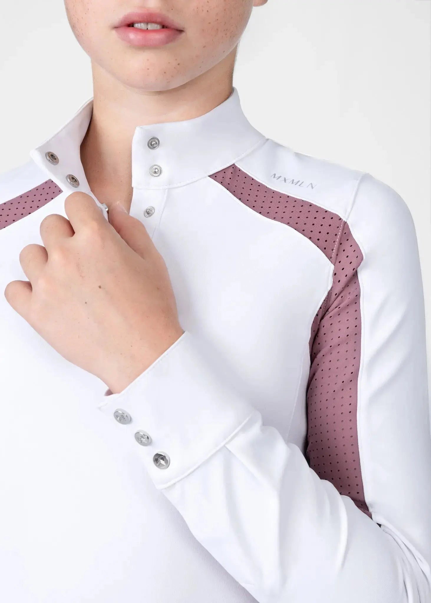 Maximilian Equestrian YR Aveen Long Sleeve Show Shirt by Maximilian Equestrian at  Try A Bit