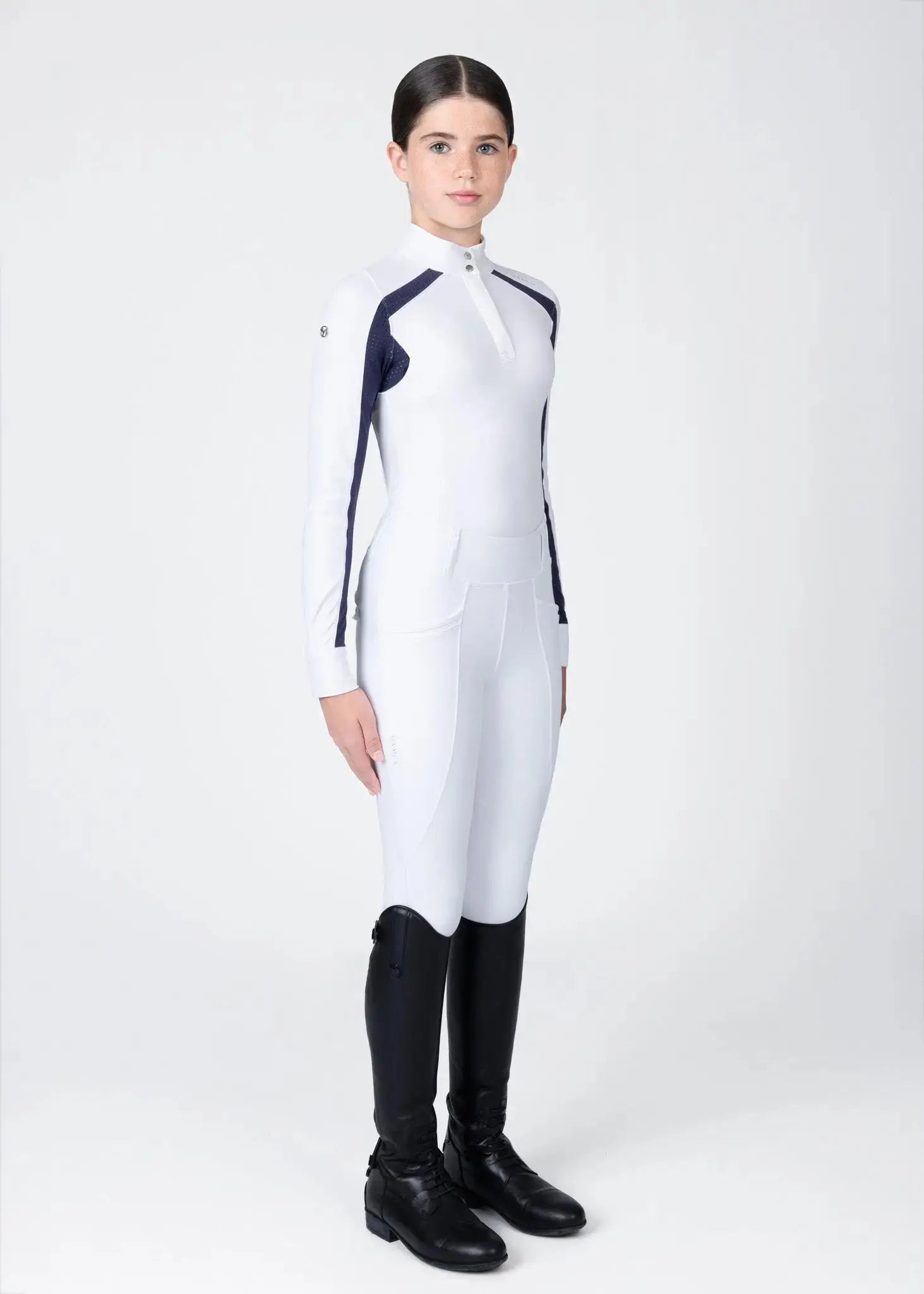 Maximilian Equestrian YR Aveen Long Sleeve Show Shirt by Maximilian Equestrian at  Try A Bit