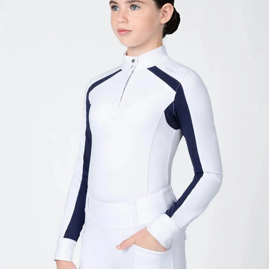 Maximilian Equestrian YR Aveen Long Sleeve Show Shirt by Maximilian Equestrian at  Try A Bit