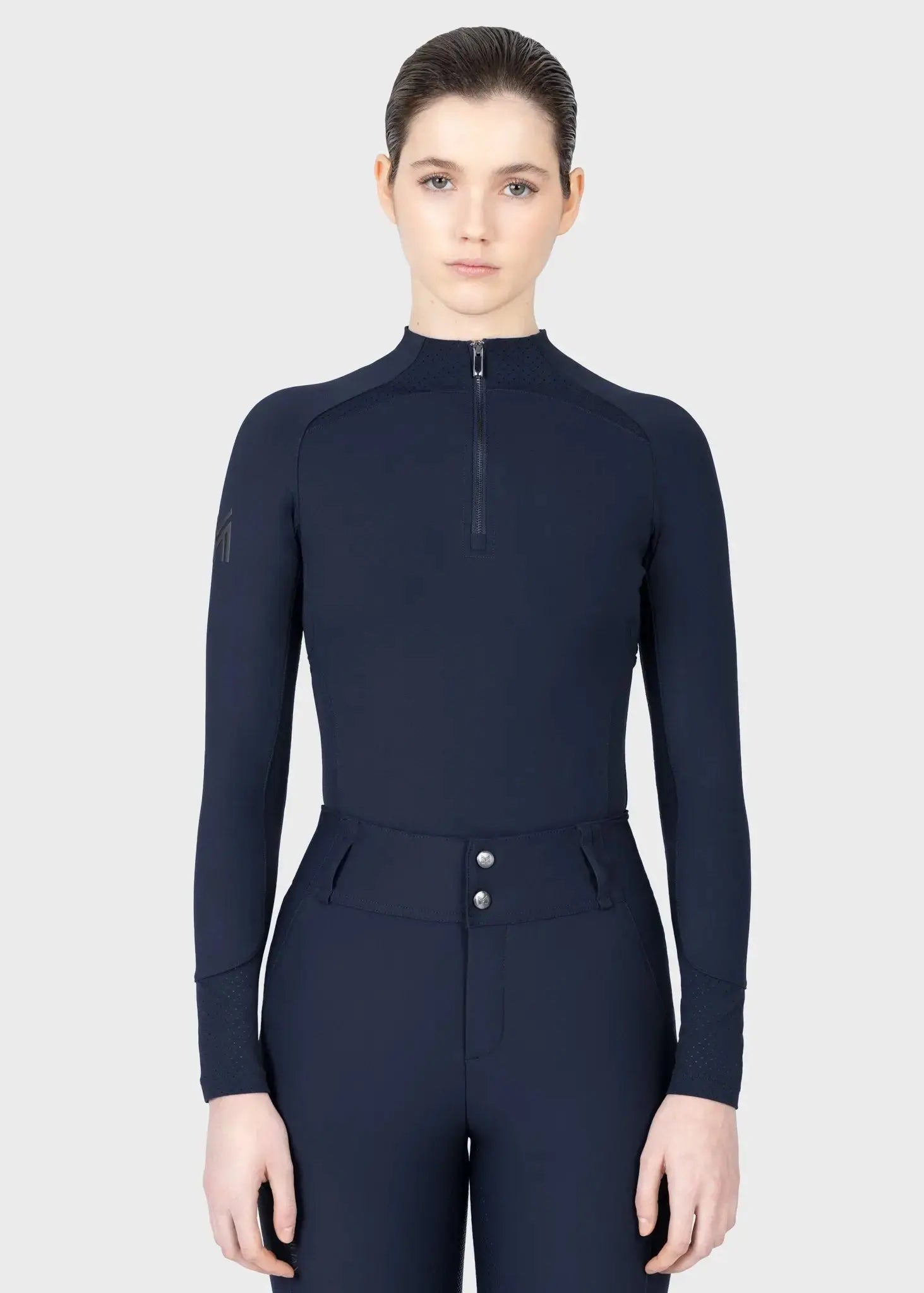 Maximilian Equestrian Aero Long Sleeve Base Layer by Maximilian Equestrian at  Try A Bit