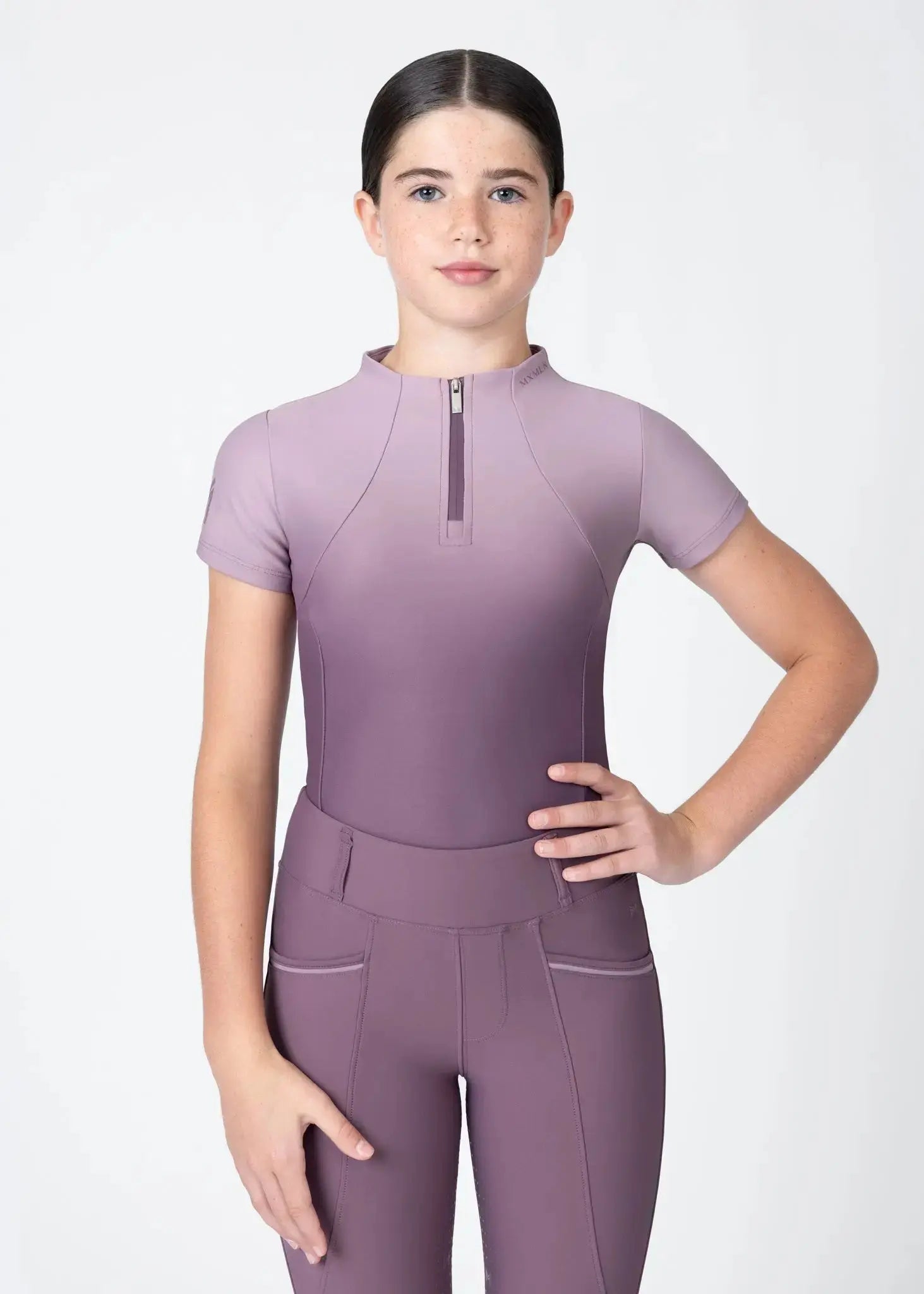 Maximilian Equestrian YR Ombré Short Sleeve Base Layer by Maximilian Equestrian at  Try A Bit