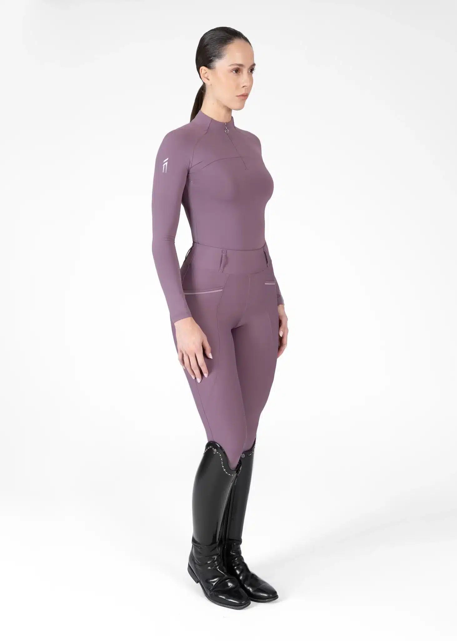 Maximilian Equestrian Pro Riding Leggings Plum by Maximilian Equestrian at  Try a Bit